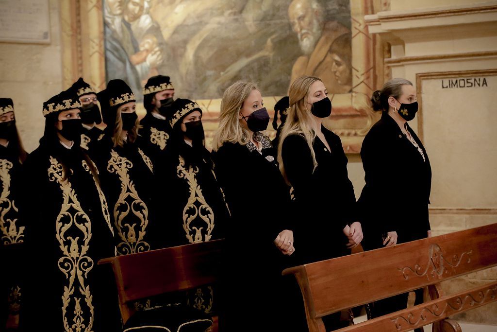 Semana Santa de Lorca 2022: Virgen de la Soledad del Paso Negro, iglesia y procesión