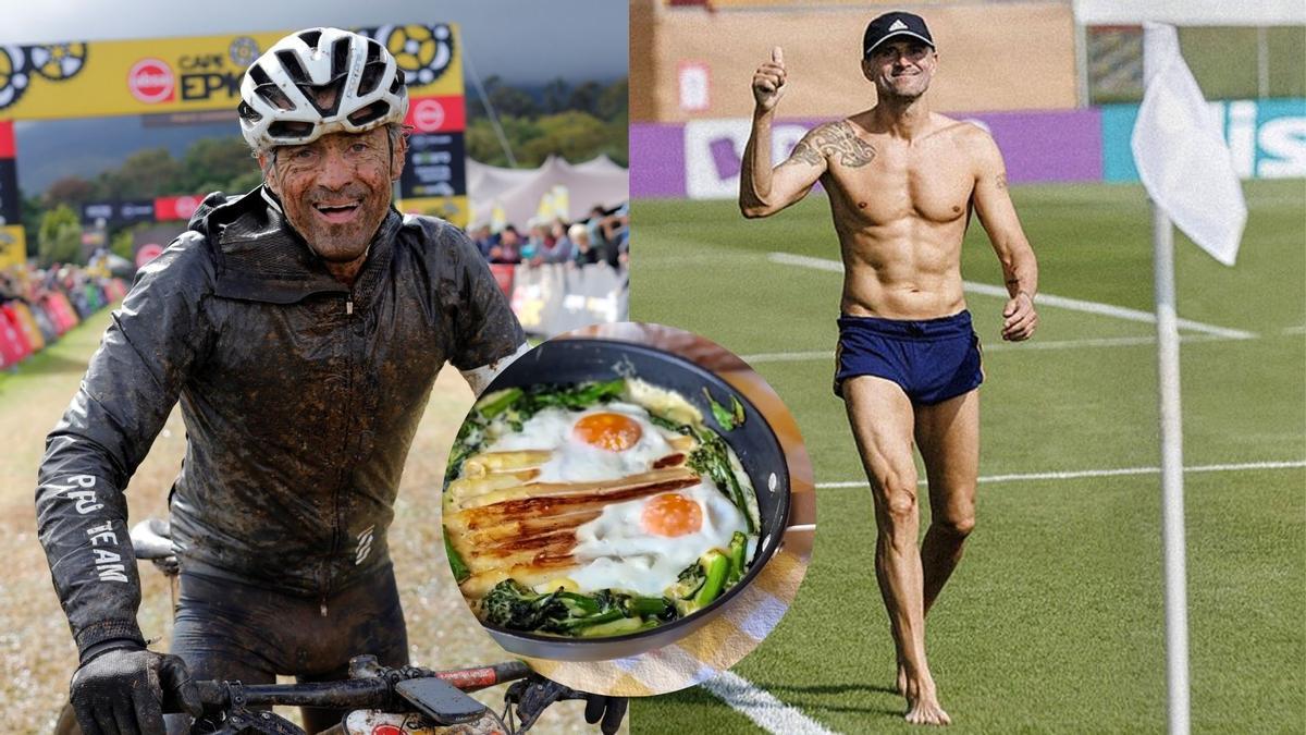 Luis Enrique haciendo ‘earthing-grounding’ en pleno entrenamiento del PSG
