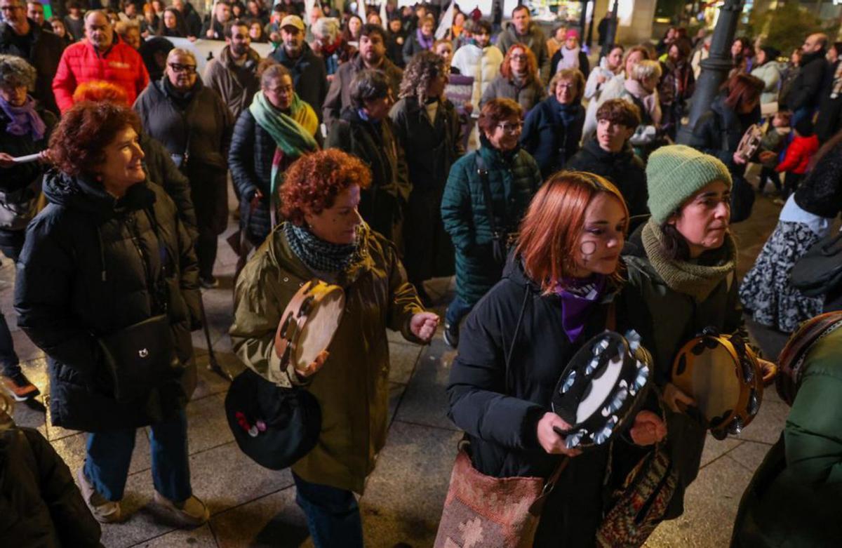 Otro momento de la «marcha ruidosa». | Iñaki Abella