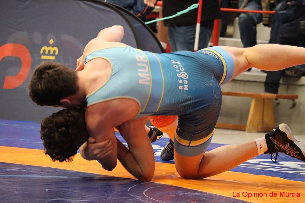 Los deportistas murcianos en el Campeonato de España de lucha
