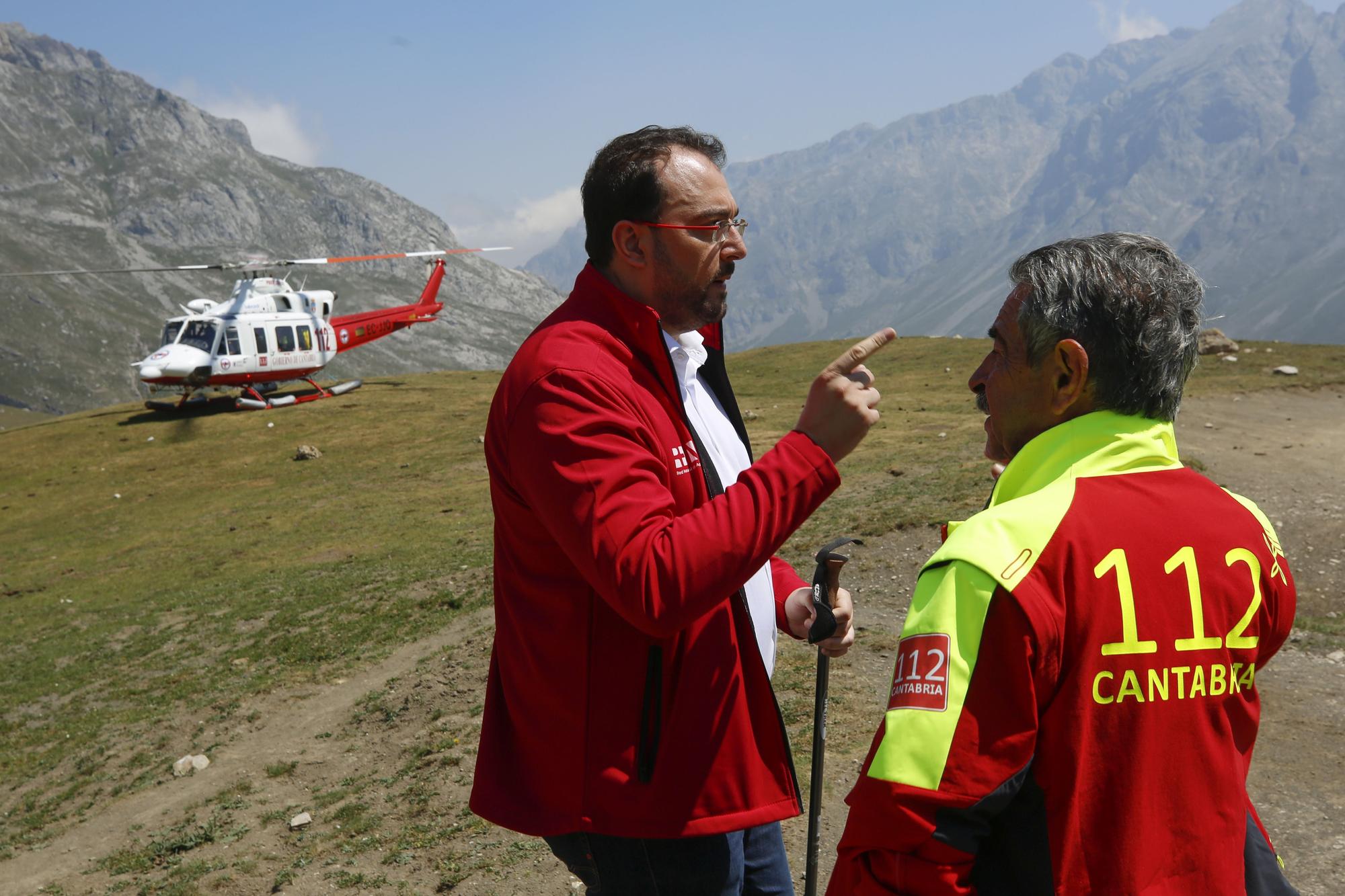 EN IMÁGENES: Así ha sido el simulacro de rescate en los Picos de Europa