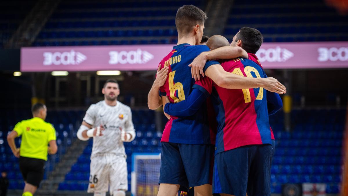 El Barça venció la pasada jornada al Pescados Rubén Burela