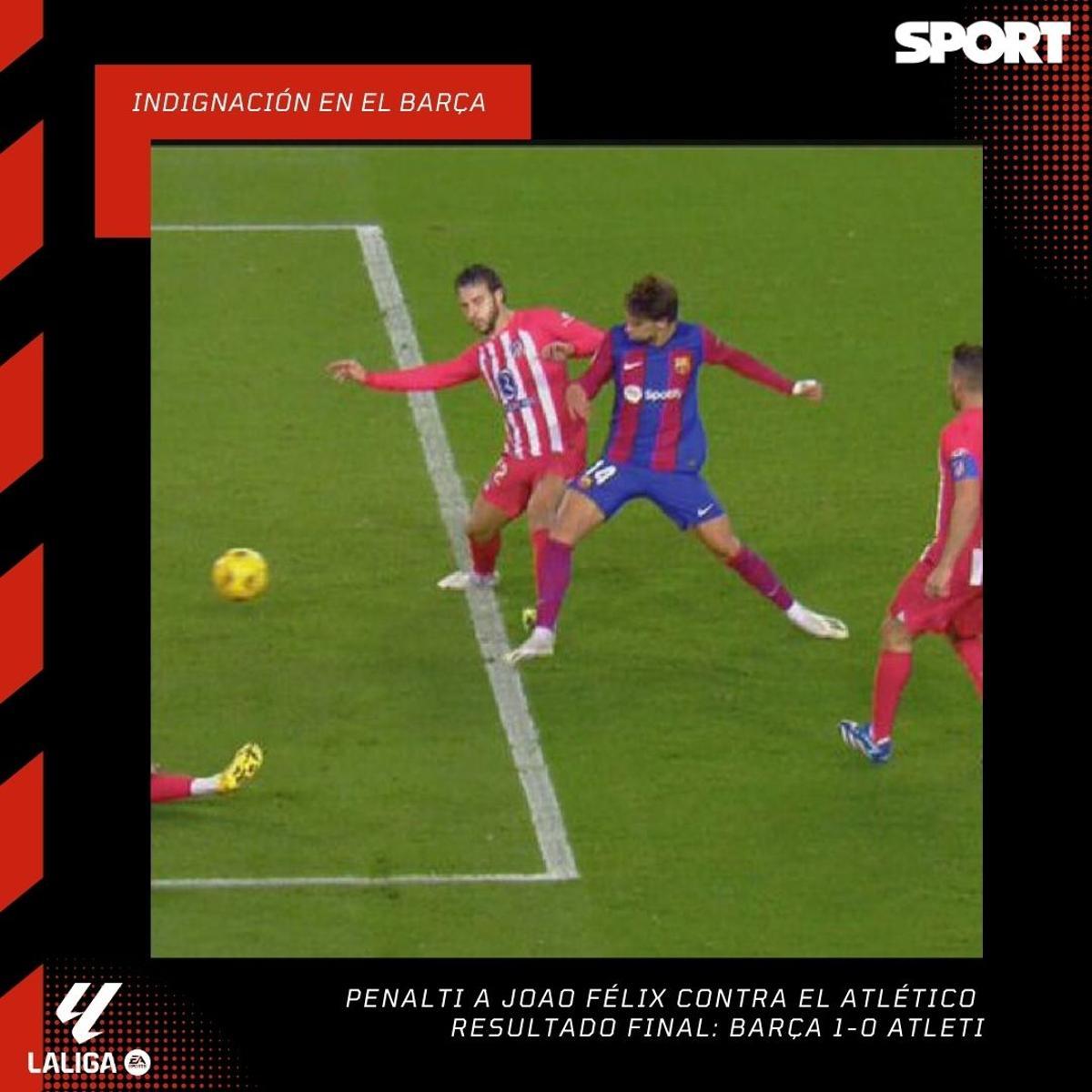 Todos los penaltis que no le han pitado al Barça en la temporada 2023/24