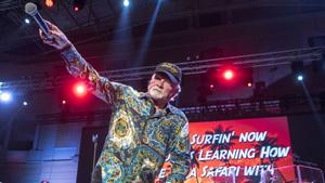 Mike Love durante el concierto de los Beach Boys en el festival de Pedralbes.