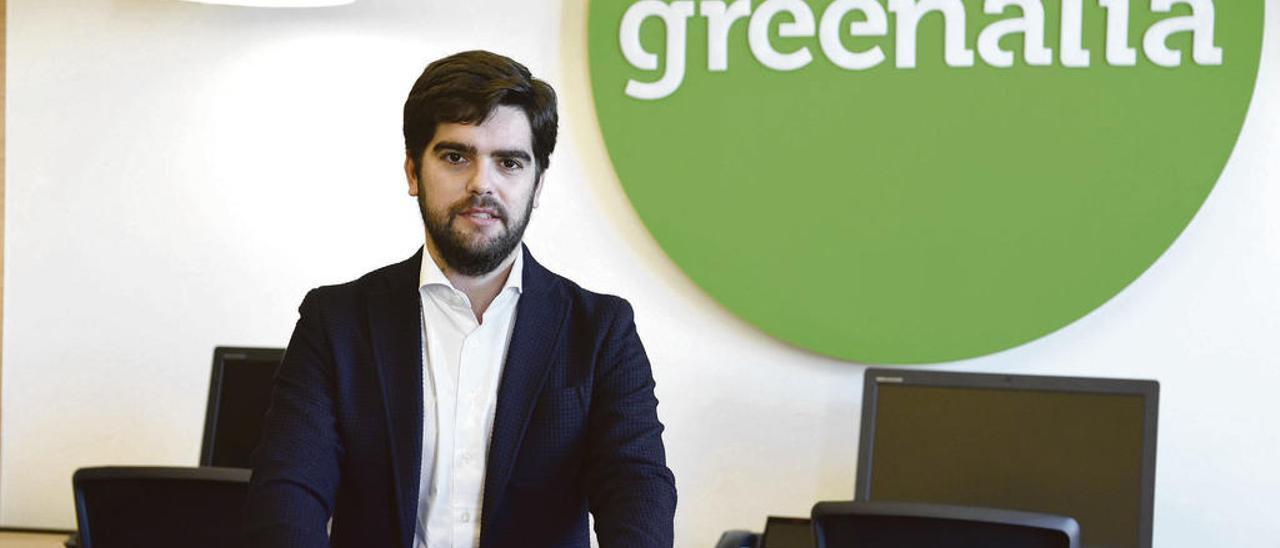 Antonio Fernández-Montells, director financiero de Greenalia. // Víctor Echave