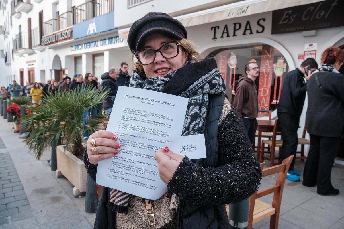 Las imágenes de la inscripción para el concurso del arroz de matanzas en Sant Antoni