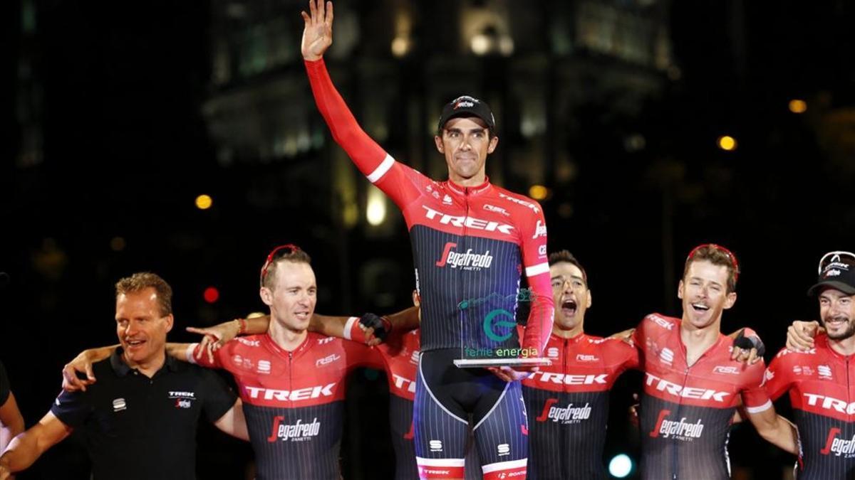 Contador recibió una ovación histórica