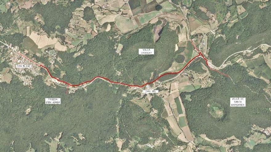 El Parc Natural de la Garrotxa tindrà un vial per a vianants i ciclistes