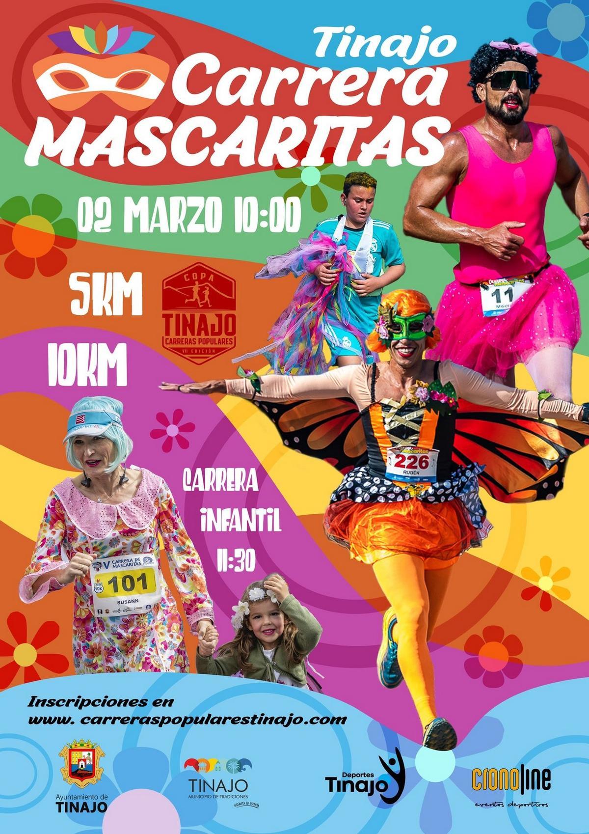 Abiertas las inscripciones para la Carrera Mascaritas en Tinajo.