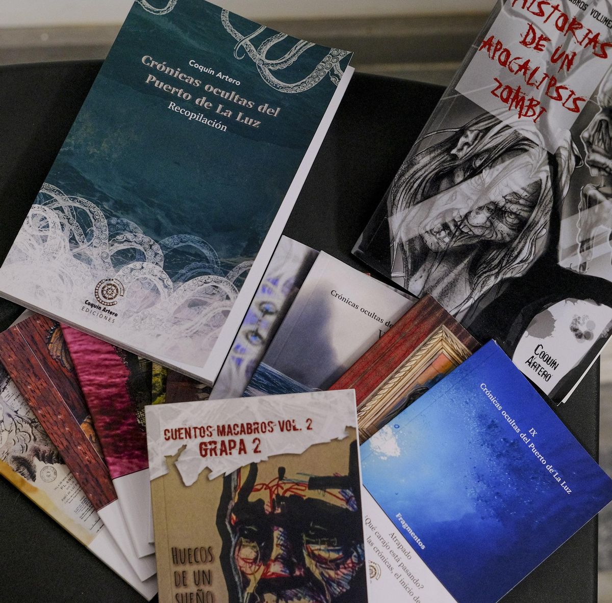 Algunas de las obras literarias de Coquín Artero