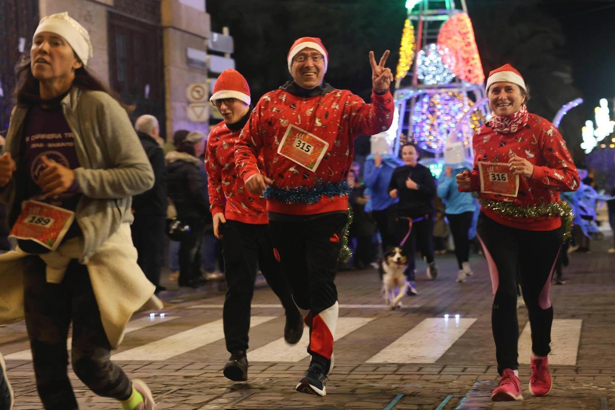 Un momento de la San Silvestre de Sagunt.