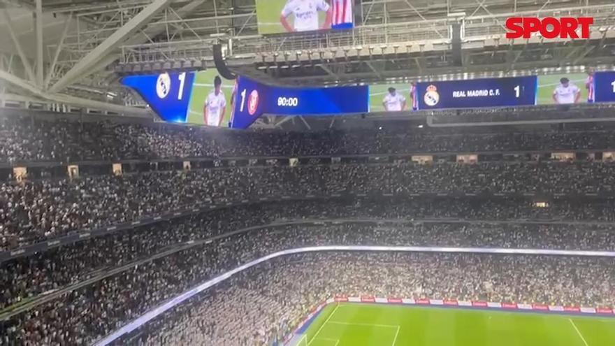 Pitada descomunal del Bernabeu tras el Madrid 1-1 Girona. Pasaron de la cólera contra sus jugadores a la ira contra el árbitro