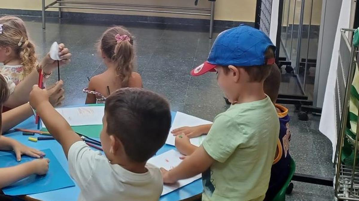 Menores durante una edición anterior del programa 'Concilia Verano' de Molina.