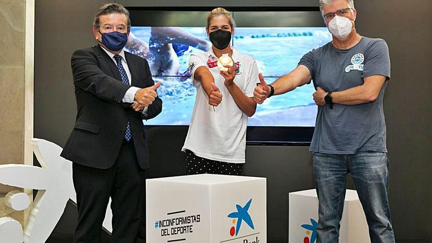CaixaBank reconoce la gesta olímpica de Michelle Alonso