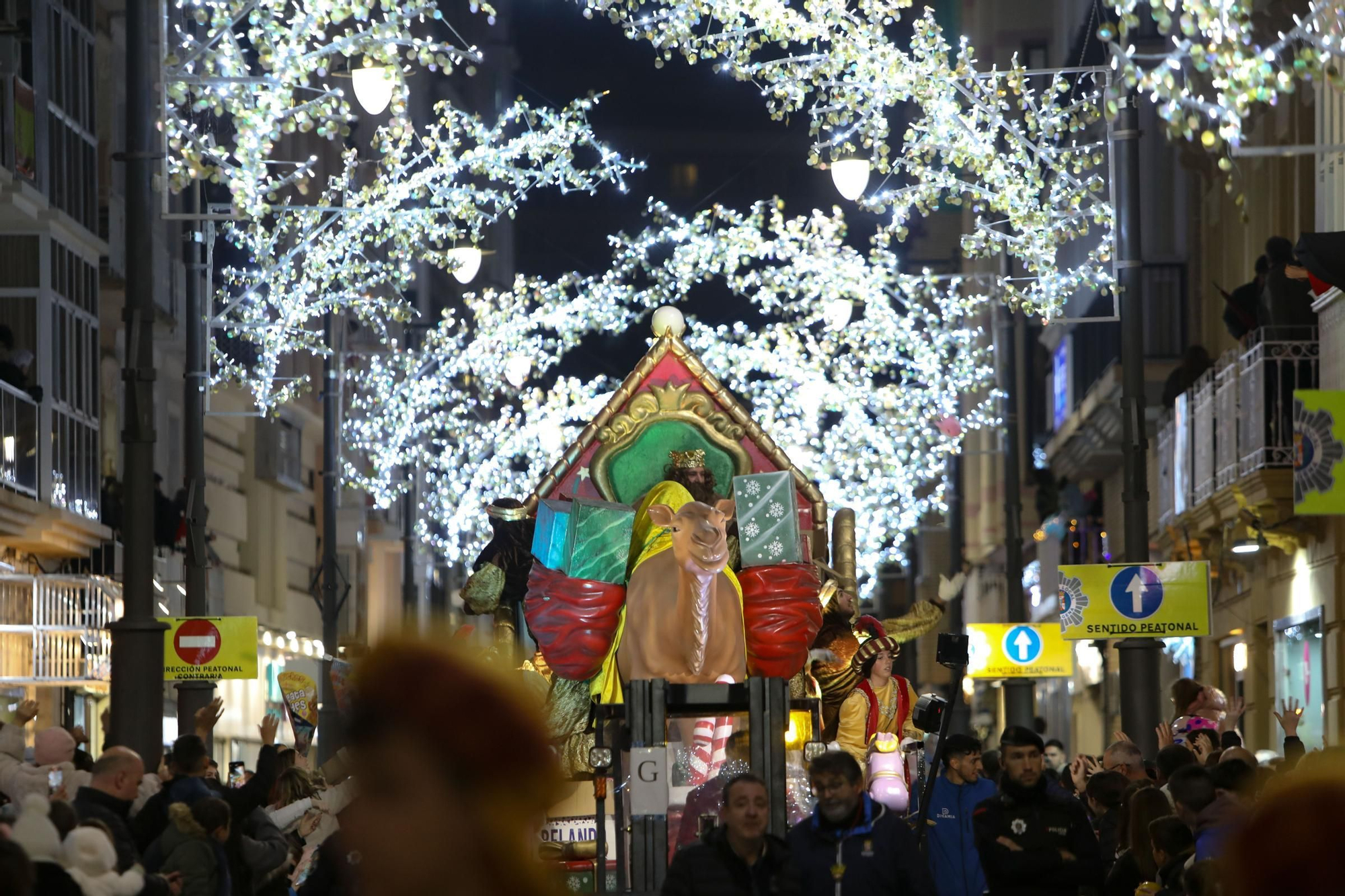 La Cabalgata de los Reyes Magos de Cartagena 2025, en imágenes