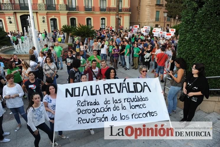 Manifestación contra la LOMCE en Murcia