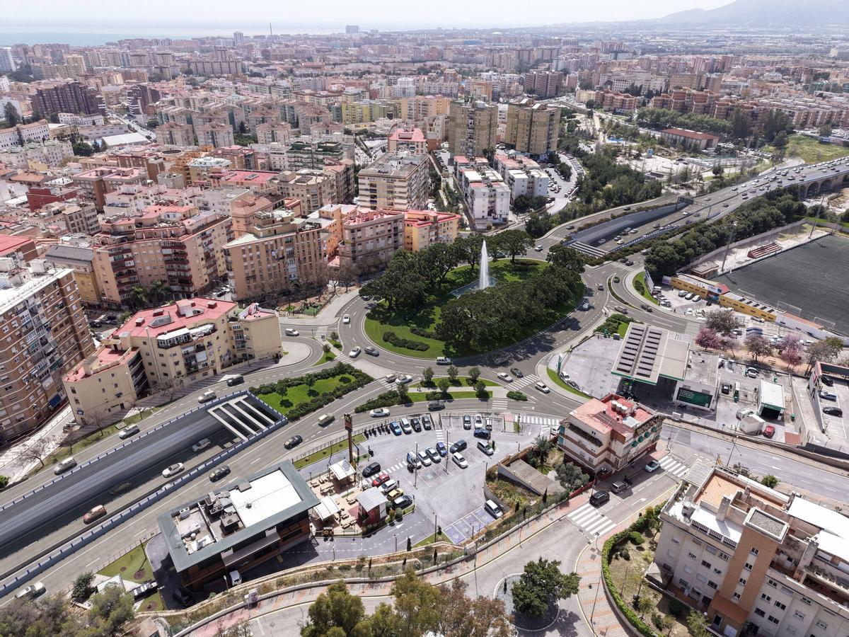 Recreación del proyecto de soterramiento de la avenida Valle Inclán, en Málaga