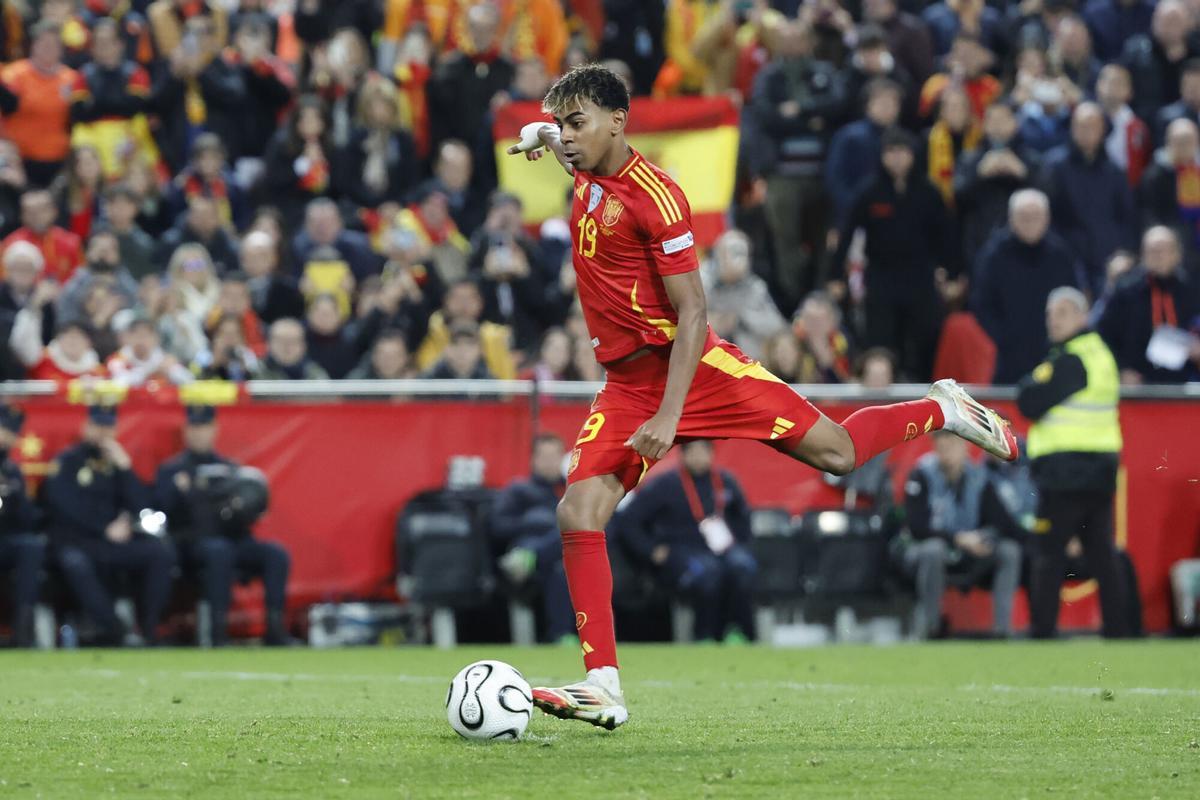 Lamine se llevó grandes elogios del seleccionador