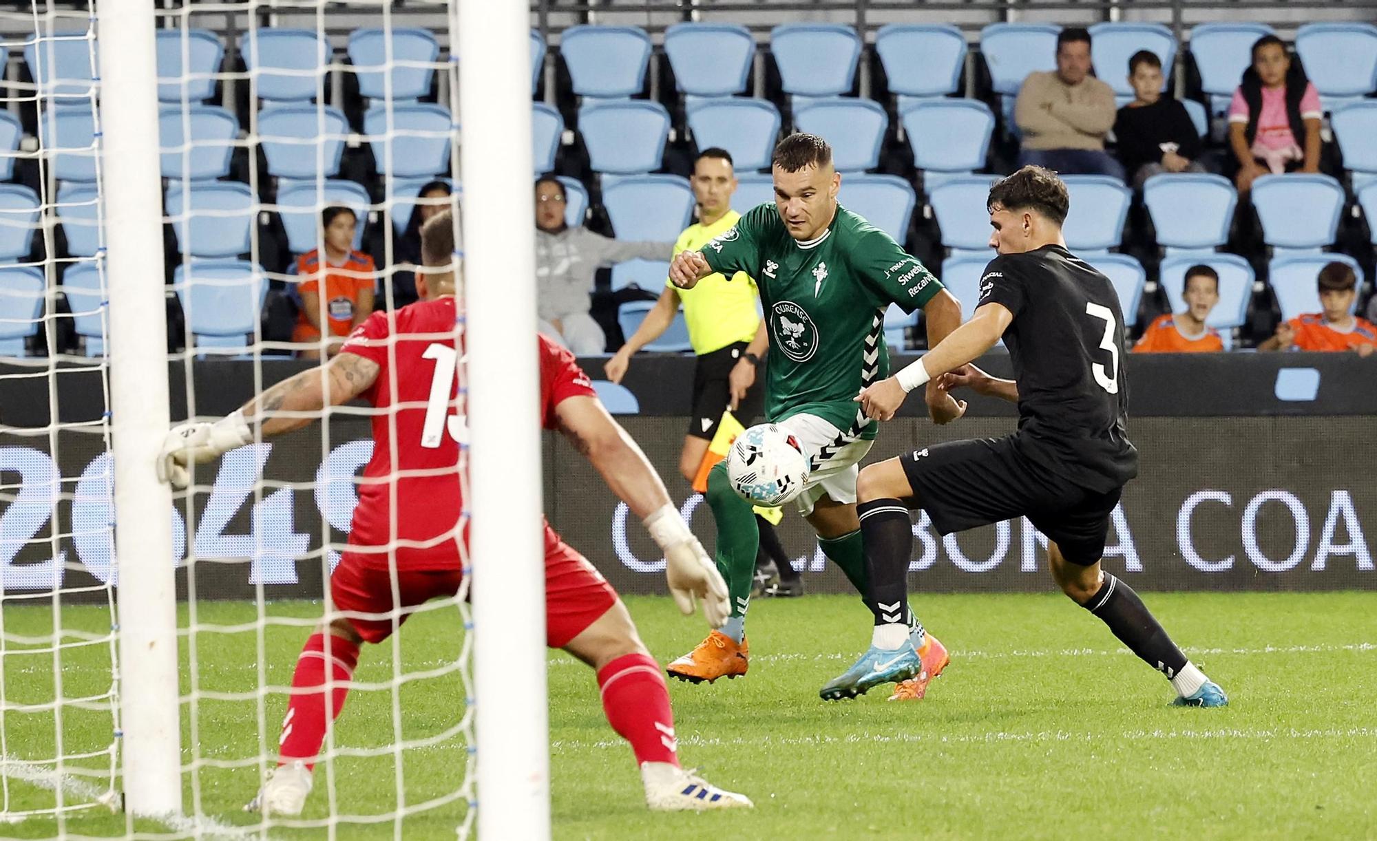 'Xuntos contra o lume': Celta - Selección de Ourense, en imágenes