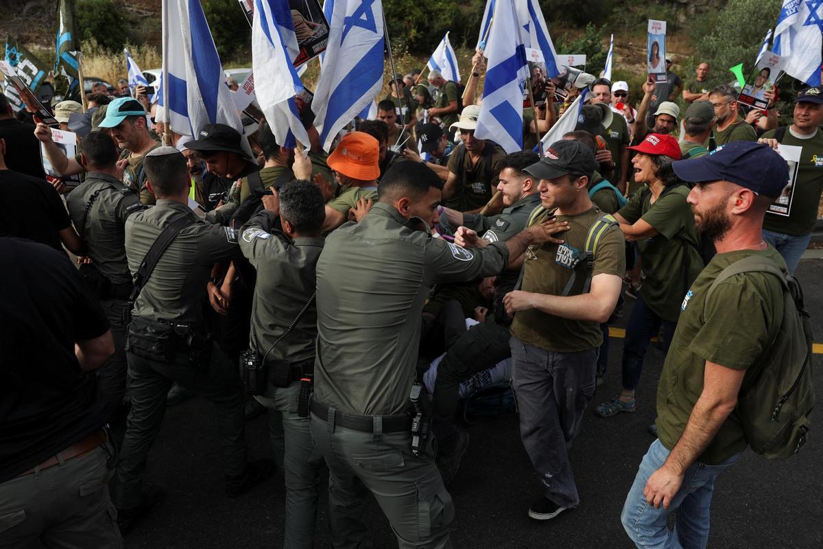 Protestas contra el gobierno del primer ministro israelí Benjamin Netanyahu en Israel