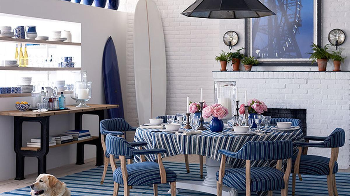 Decoración blanco y azul: Ralph Lauren Home