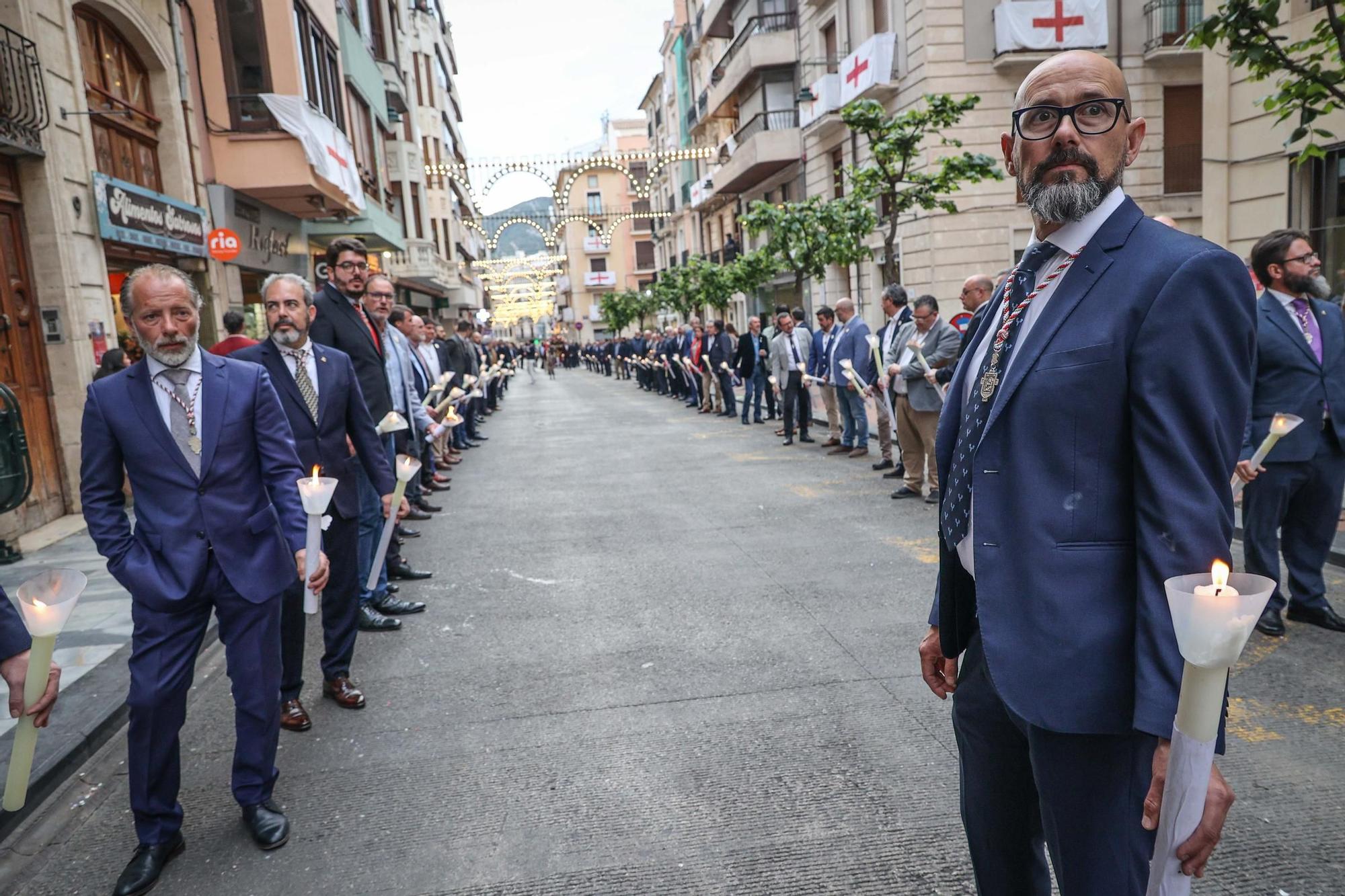 Procesión el día del Patrón en Alcoy