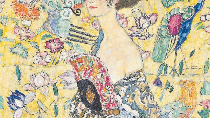 La ‘Dama con abanico’ de Klimt se convierte en la obra más cara subastada en Europa