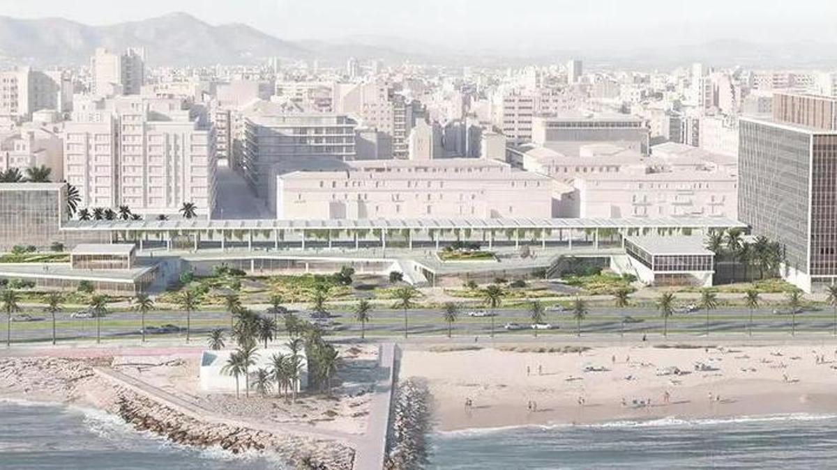 Der Entwurf des Architekturstudios Cruz y Ortiz für das Areal rund um das Gesa-Gebäude.