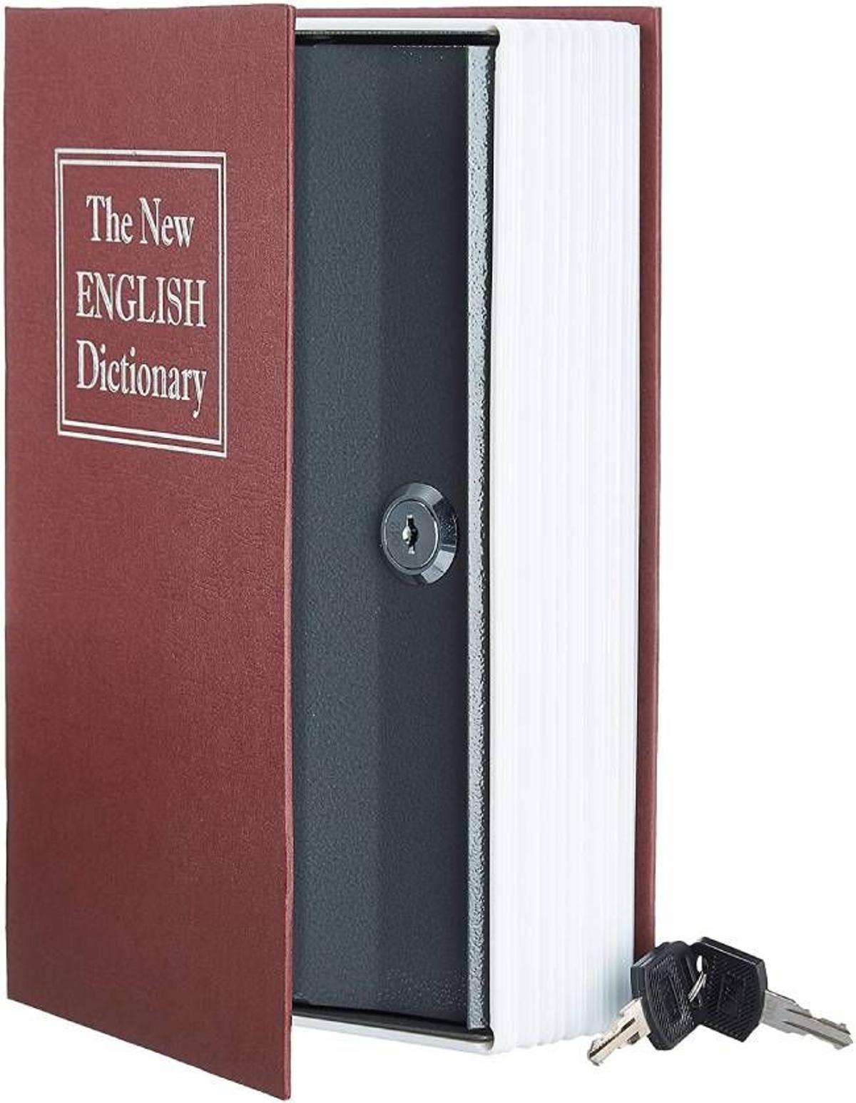 Caja de seguridad en forma de libro