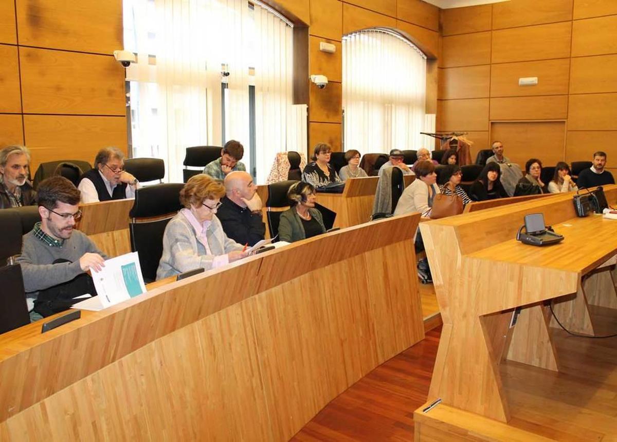 Asistentes a la sesión constitutiva del Consejo Local de Salud Pública, ayer, en el salón de plenos.
