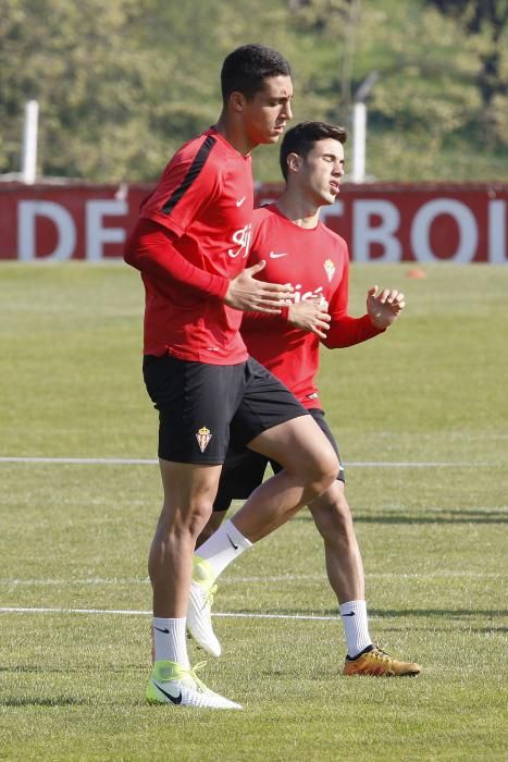 Entrenamiento del Sporting