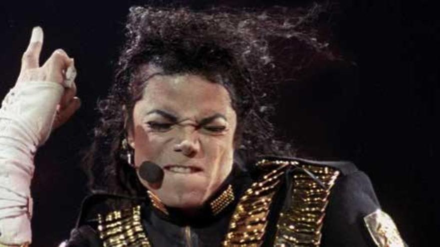 Jackson, durante un concierto en 1993.