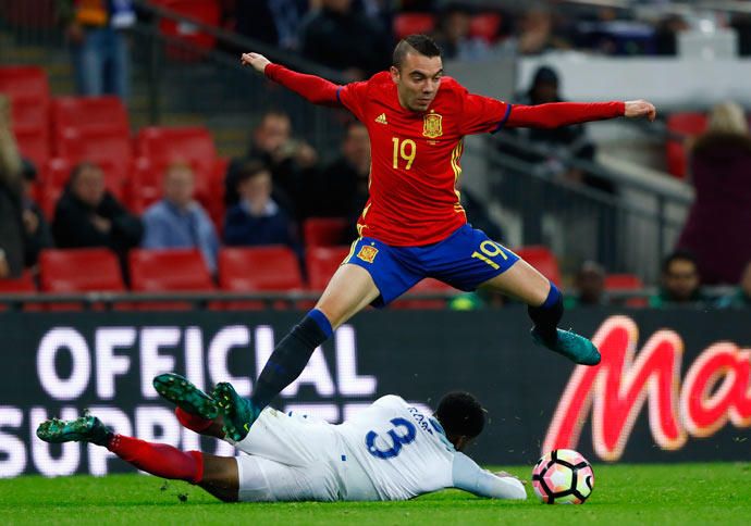 Las fotos del debut de Iago Aspas con España