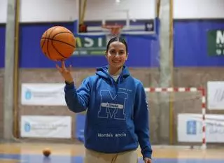 Nuria Ríos, el ave fénix de Maristas: «La lesión fue muy dura, pero tenía la 'espinita' de disfrutar en A Coruña»