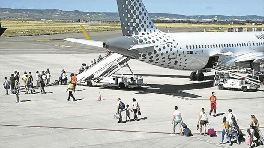 El aeropuerto de Zaragoza aumenta en un 21,4% la carga transportada