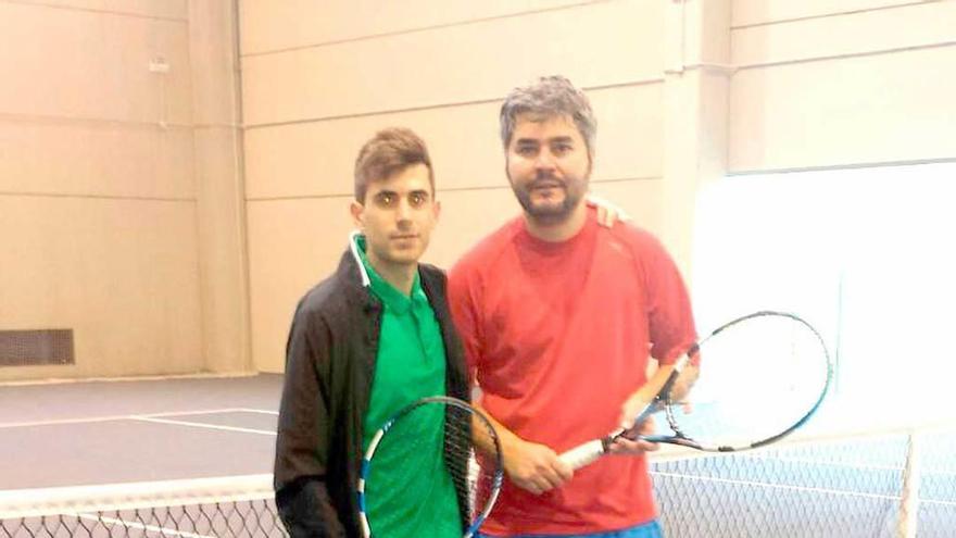 Iván Padilla y David Delgado, en la final.