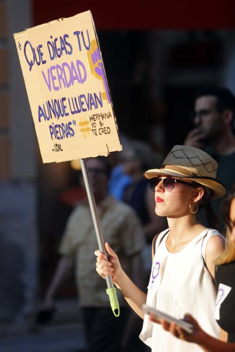 Concentración en protesta por la libertad para 'La manada'