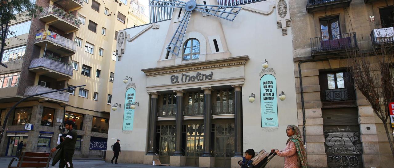 Fachada del teatro El Molino, cuya gestión pronto saldrá a concurso