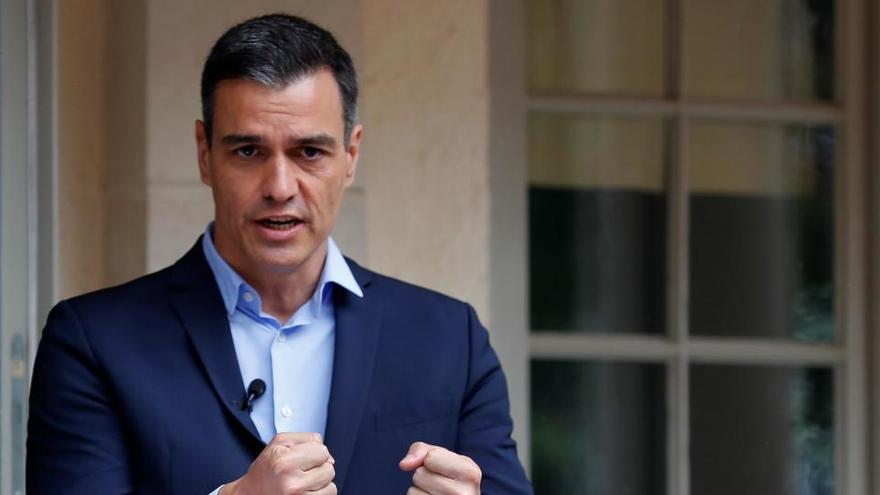 El presidente del Gobierno, Pedro Sánchez