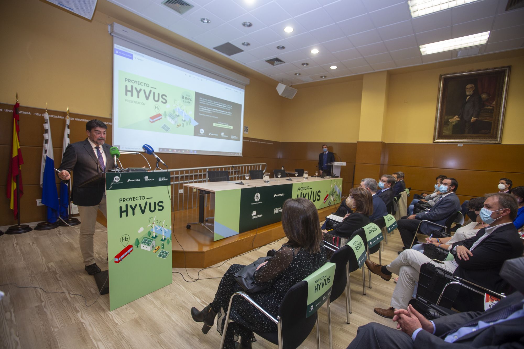 Vectalia, Iberdrola, Aguas de Alicante y el fondo catarí FRV impulsan el proyecto HyVus