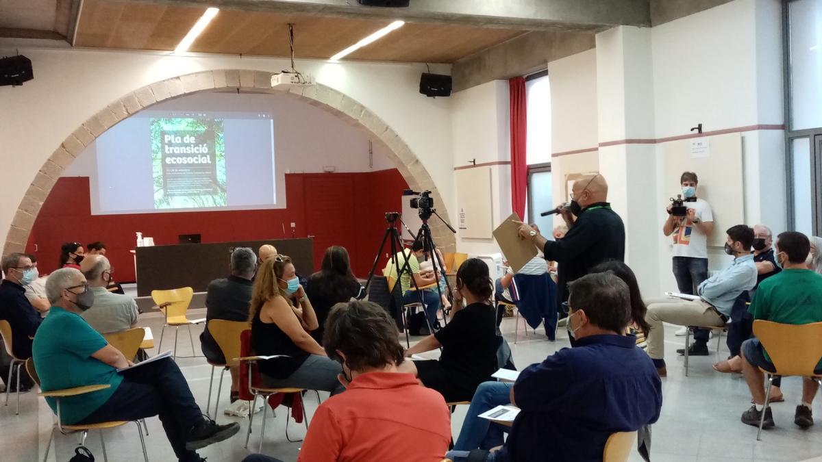 La primera jornada participativa del Pla de Transició Ecosocial a Girona.