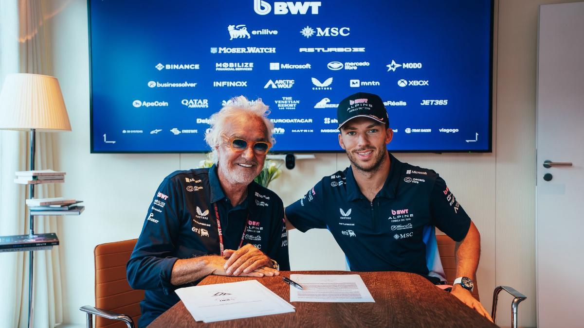Briatore y Gasly han sellado la renovación del piloto francés por Alpine