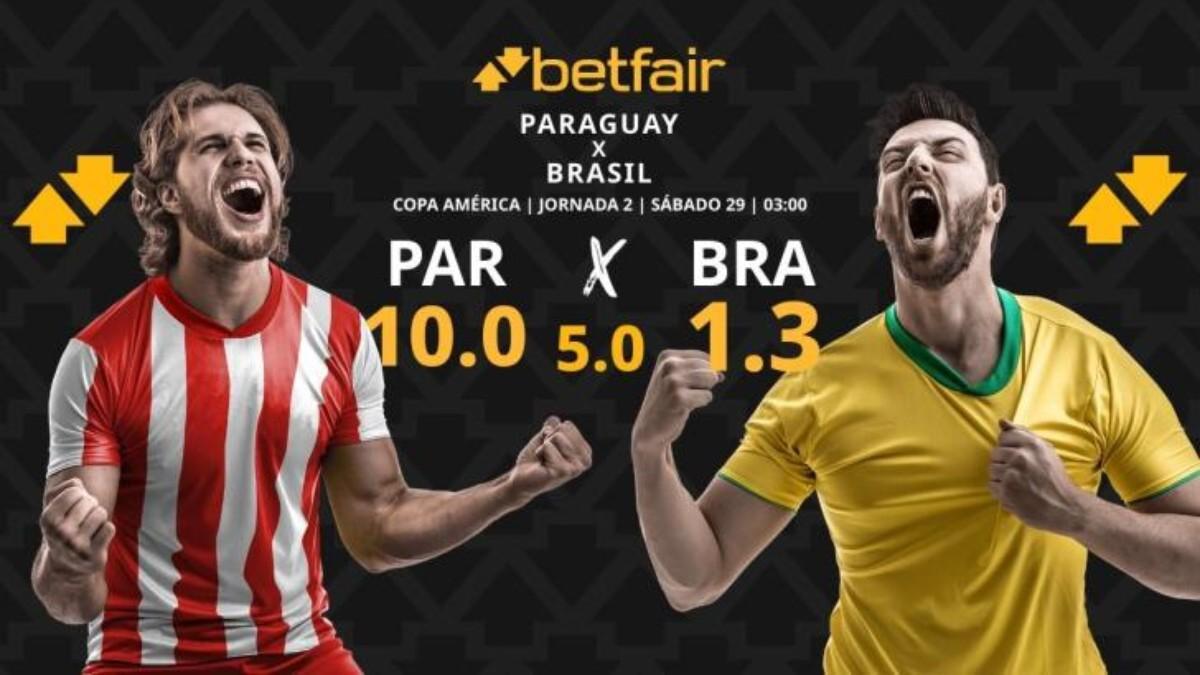 Pronósticos Paraguay vs. Brasil: horario, TV, estadísticas y clasificación