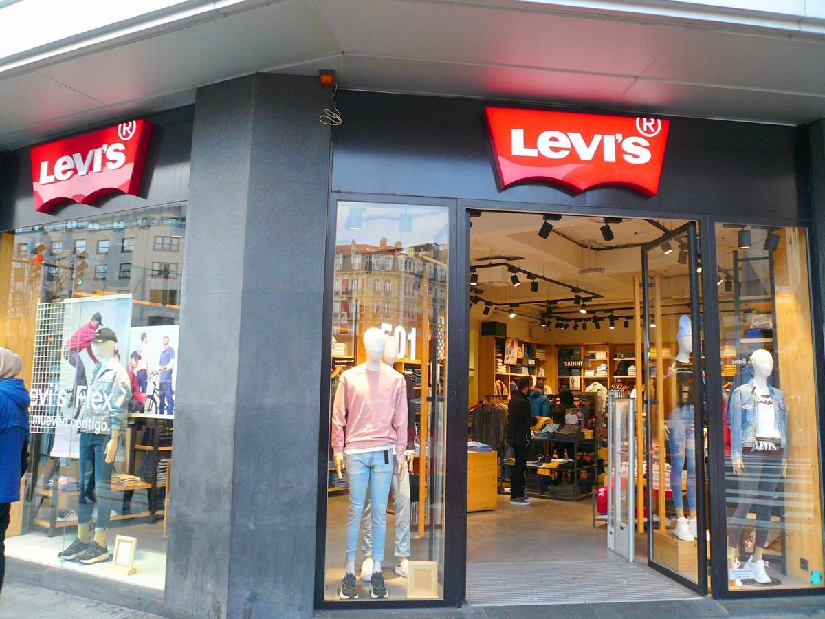 Imagen de archivo de una tienda Levi's