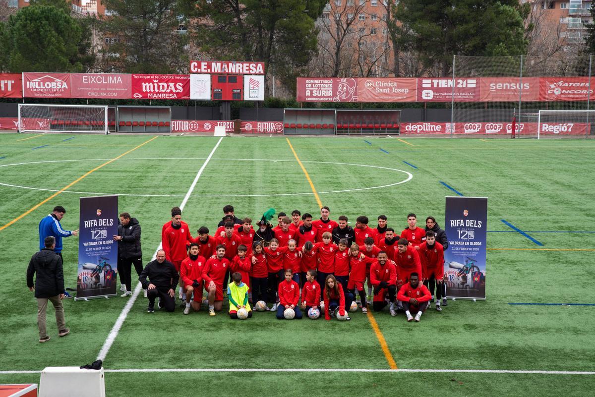 Imatges de l'últim entrenament de l'any del Centre d'Esports Manresa