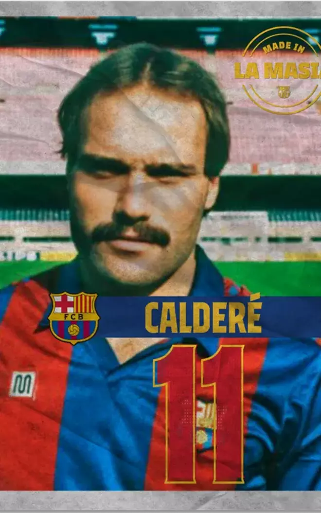 11. Ramon Maria CALDERÉ 9/5/84. Debut en Copa de la Lliga FCB – R. Sociedad 1983-84. 157 Partidos oficiales