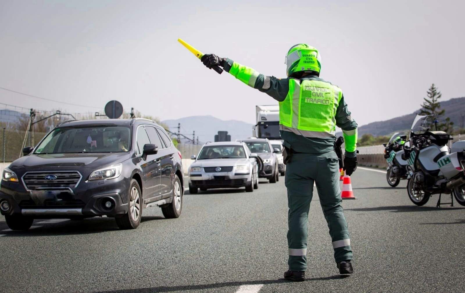 Un control de la Guardia Civil.