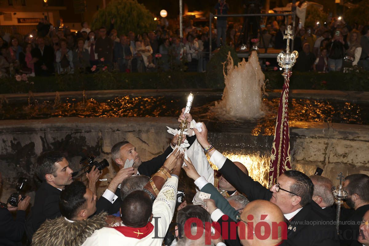 Fiestas de Caravaca: procesión del Baño (procesión, parlamento y baño de la Cruz)