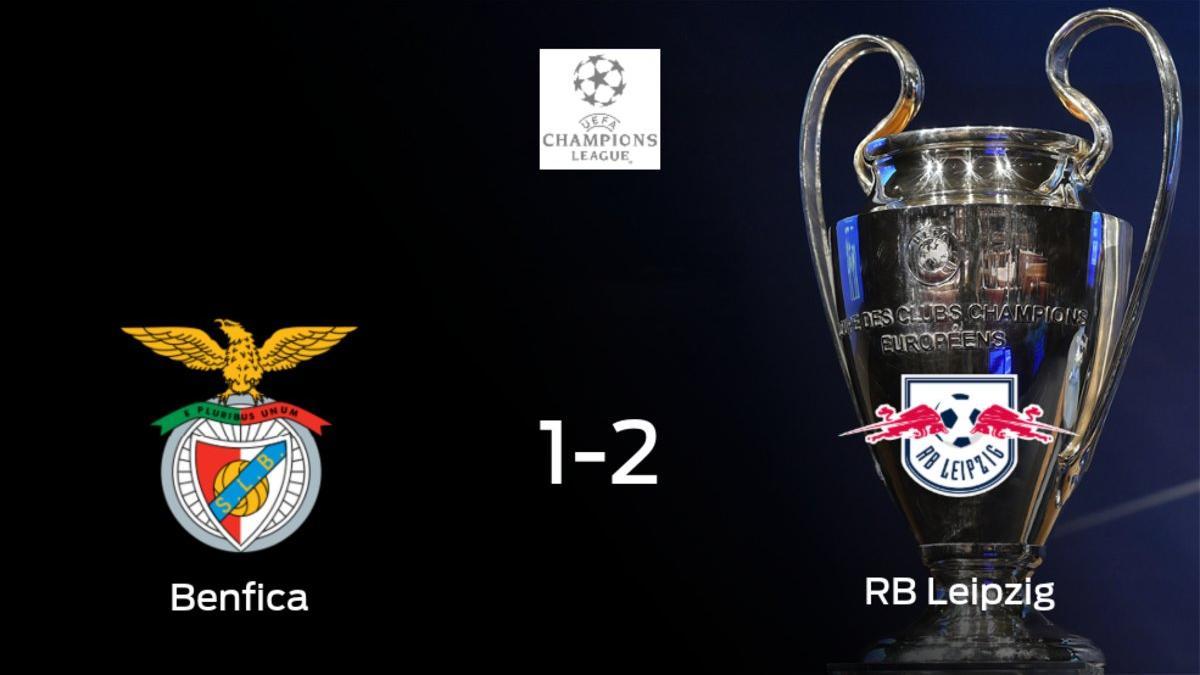 El RB Leipzig se lleva los tres puntos frente al Benfica (1-2)
