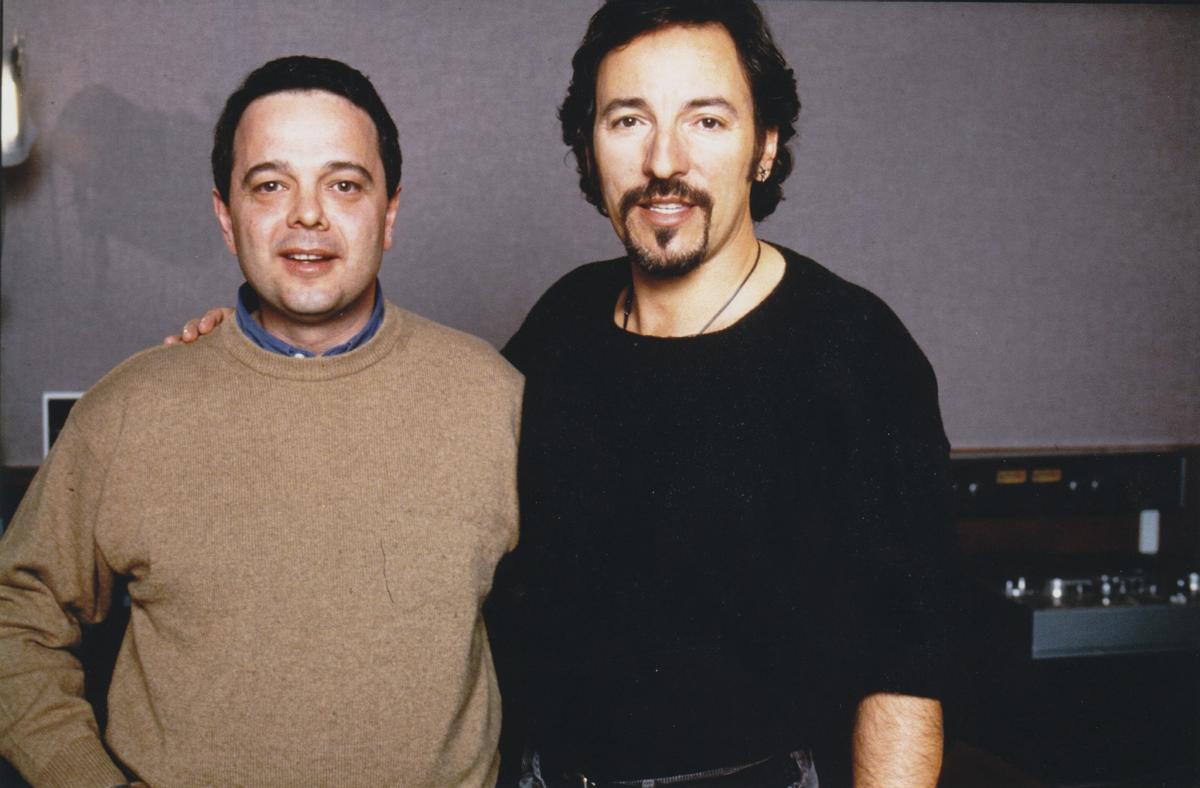 Merino, con Bruce Springsteen.